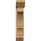 Ekena Millwork Balboa Slat Smooth Bracket w/ Offset Brace, Western Red Cedar, 7 1/2"W x 30"D x 38"H BKT0806X30X38BOA06SWR - alternate 3